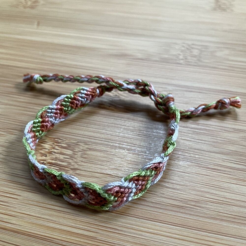 Nara Bracelet, anklet, trendy, comfortable, tie, embroidery thread, woven, gift,
